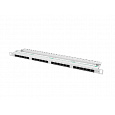 PATCH PANEL 48 PORTŮ 1U 19" CAT.5E UTP ŠEDÝ LANBERG