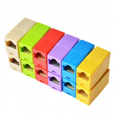 W-Star Spojka RJ45 (UTP), cat5, modrá W-Star Spojka RJ45 (UTP), cat5, modrá