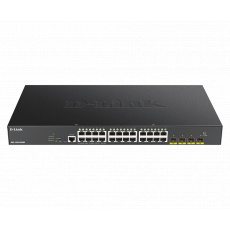 D-Link DGS-1250-28XMP Smart switch 24x Gb PoE+, 4x 1G/10G SFP+, 370W D-Link DGS-1250-28XMP Smart switch 24x Gb PoE+, 4x 1G/10G SFP+, 370W