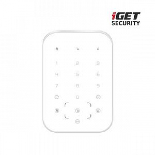 iGET SECURITY MP13 - Bezdrátová klávesnice s RFID čtečkou pro alarm iGET SECURITY M6, čte RFID karty MP22 iGET SECURITY MP13 - Bezdrátová klávesnice s RFID čtečkou pro alarm iGET SECURITY M6, čte RFID karty MP22