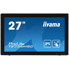 27" iiyama T2735MSC-B3: IPS, FullHD, capacitive, 10P, 300cd/m2, VGA, HDMI, DP, černý 27" iiyama T2735MSC-B3: IPS, FullHD, capacitive, 10P, 300cd/m2, VGA, HDMI, DP, černý