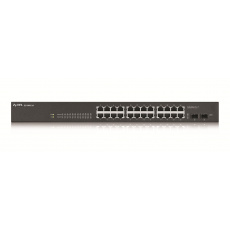 ZyXEL 24xGb 2xSFP fanless rack web sw.GS1900-24 ZyXEL 24xGb 2xSFP fanless rack web sw.GS1900-24