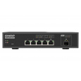 QNAP switch QSW-L3205-1C4T (4x 10GbE port, 1x 10G SFP+/NBASE-T Combo, Lite Managed)