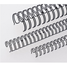 Vázací hřbet RENZ kovový (3/1") A4 průměr 6,9mm černý 100ks