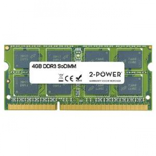 2-Power 4GB PC3-10600S 1333MHz DDR3 CL9 SoDIMM 2Rx8 ( DOŽIVOTNÍ ZÁRUKA )