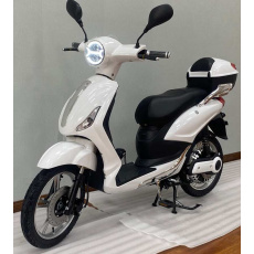 *ViaGo Riga bílá, 500W (1000W), 25Km/h (40Km/h), dojezd 50Km, včetně baterie 48V/20Ah, bez nutnosti SPZ a ŘP *ViaGo Riga bílá, 500W (1000W), 25Km/h (40Km/h), dojezd 50Km, včetně baterie 48V/20Ah, bez nutnosti SPZ a ŘP