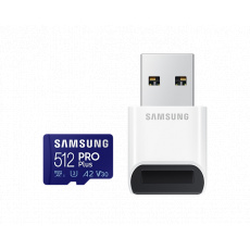 Samsung micro SDXC 512GB PRO Plus + USB adaptér Samsung micro SDXC 512GB PRO Plus + USB adaptér