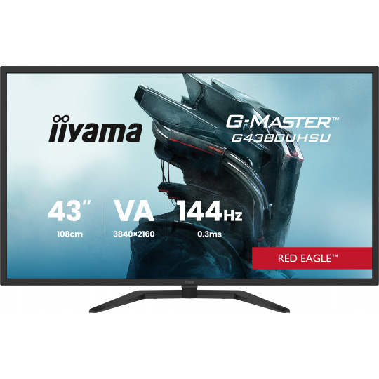 iiyama G-Master/G4380UHSU-B2/42,5"/VA/4K UHD/144Hz/0,3ms/Černá/3R iiyama G-Master/G4380UHSU-B2/42,5"/VA/4K UHD/144Hz/0,3ms/Černá/3R