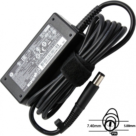 Napájecí adaptér 45W, 19,5V 7.4x5.0mm, originál HP