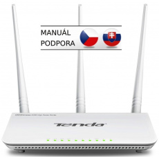 Tenda F3 (F303) WiFi N Router 802.11 b/g/n, 300 Mbps, WISP, Universal Repeater, 3x 5 dBi antény