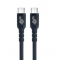 TB USB C - USB C 60W Jelly kabel 1m černý TB USB C - USB C 60W Jelly kabel 1m černý