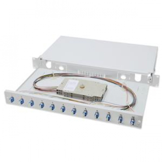 DIGITUS Professional Fiber Optic Splice Box, Equipped, LC, OS2