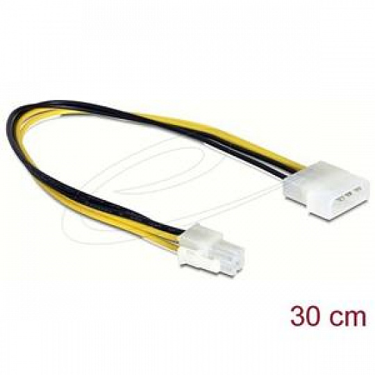 Delock kabel P4 samec to Molex 4 pin samec 30cm Delock kabel P4 samec to Molex 4 pin samec 30cm