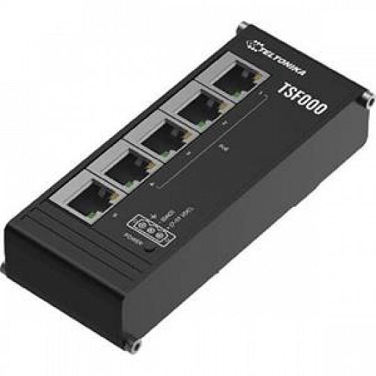 Teltonika TSF000 Průmyslový Flat PoE switch bez managementu, 5x LAN