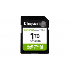 Kingston Canvas Select Plus/SDXC/1TB/UHS-I U3 / Class 10 Kingston Canvas Select Plus/SDXC/1TB/UHS-I U3 / Class 10