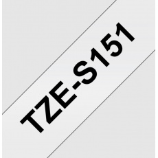 TZE-S151,průsvitná / černá, 24mm TZE-S151,průsvitná / černá, 24mm