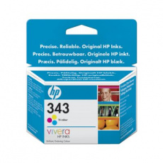 HP no. 343 - 3barevná ink. kazeta, C8766EE HP no. 343 - 3barevná ink. kazeta, C8766EE