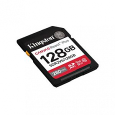 KINGSTON 128GB Canvas React Plus SDXC UHS-II 280R/100W U3 V60 for Full HD/4K
