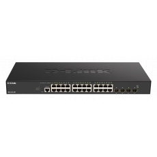 D-Link DXS-1210-28T 24 x 10G Base-T ports + 4 x 10G/25G SFP28 ports Smart Managed Switch