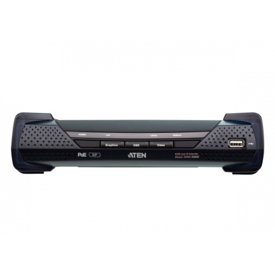 ATEN KE9952 4K DisplayPort Single Display KVM over IP Extender with PoE