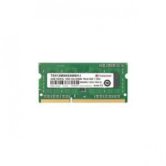 Transcend průmyslová paměť SODIMM DDR3 4GB 1600MHz, 2Rx8, CL11