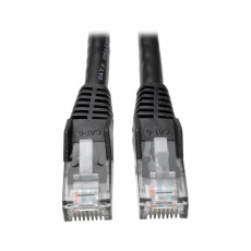 Tripplite Ethernetový kabel Cat6 Gigabit Snagless Molded (UTP) (RJ45 Samec/Samec), černá, 3.05m