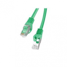 LANBERG Patch kabel CAT.6 FTP 15M zelený Fluke Passed