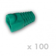 DATACOM Návlek pro plug RJ45 s bublinou zelený (100ks)