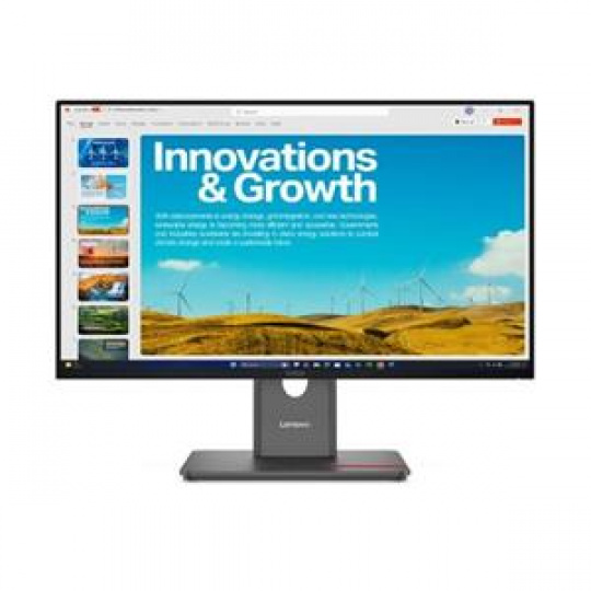 Lenovo LCD P24qd-40 23,8" IPS/16:9/2560x1440/4ms/300cd/m2/1500:1/HDMI/2xDP/USB/USB-C/RJ45/Repro/Pivot/šedá