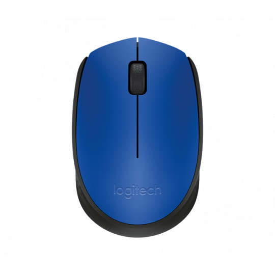 myš Logitech Wireless Mouse M171, nano USB,modrá