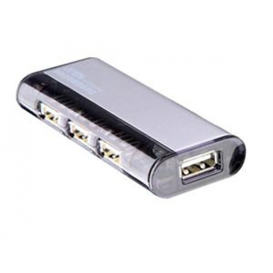 ATEN USB 2.0 hub, 4port, magnetický, SILVER