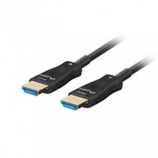 LANBERG KABEL HDMI M/M V2.1 100M OPTICKÝ ČERNÝ AOC