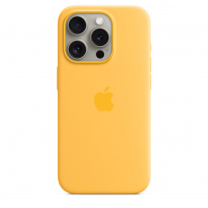 iPhone 15 ProMax Silicone Case with MS - Sunshine