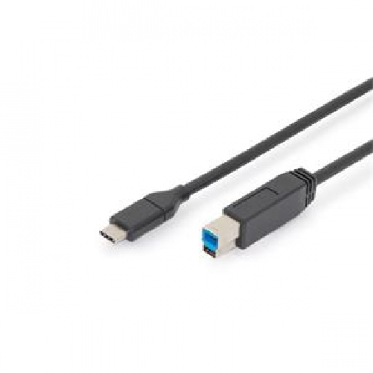 Ednet Připojovací kabel USB typu C, typ C na B M/M, 1,8m, 3A, 5GB, verze 3.0, bl