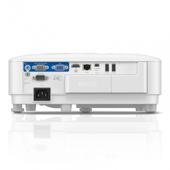 BenQ EW800ST DLP projektor 1280x800 WXGA/3300 ANSI lm/0.49/20 000:1/VGA/HDMI/3xUSB/mini USB/LAN/Jack/RS232/WiFi/repro 2w