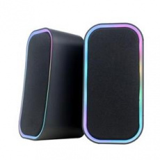 PLATINET OMEGA REPRODUKTORY STEREO 2.0 6W RMS RGB Bluetooth USB 3,5 mm Audio černý PLATINET OMEGA REPRODUKTORY STEREO 2.0 6W RMS RGB Bluetooth USB 3,5 mm Audio černý