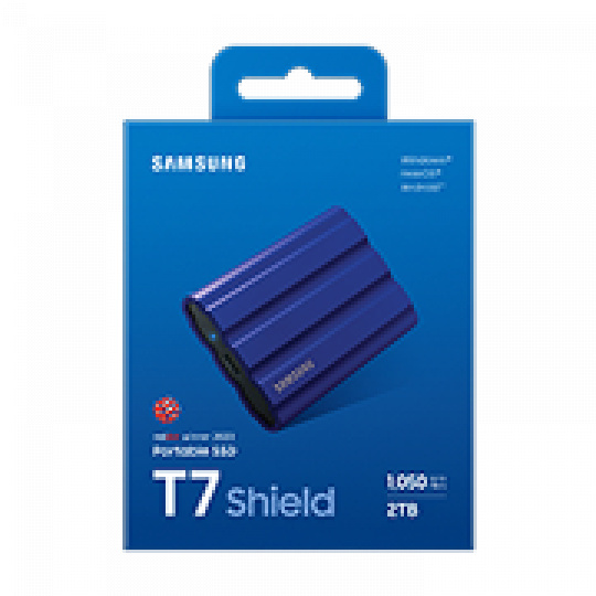 Samsung T7 Shield/2TB/SSD/Externí/2.5"/Modrá/3R