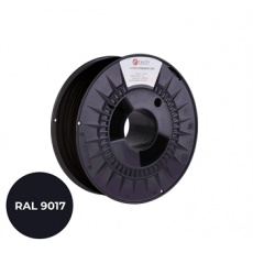 Filament C-TECH PREMIUM LINE, TPU 90A, flexibilní, dopravní černá, RAL9017, 1,75mm, 1kg