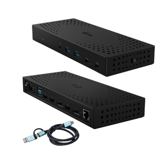 i-tec USB 3.0 / USB-C / Thunderbolt, 3x 4K Docking Station Gen 2, Power Delivery 100W