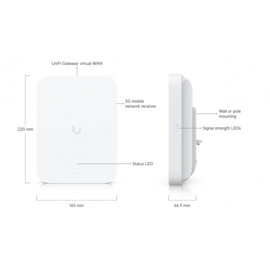 Ubiquiti U5G-Max-Outdoor, UniFi 5G Max Outdoor Ubiquiti U5G-Max-Outdoor, UniFi 5G Max Outdoor