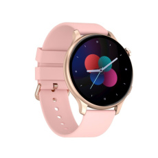 CARNEO Heiloo HR+/43mm/Gold/Sport Band/Pink CARNEO Heiloo HR+/43mm/Gold/Sport Band/Pink