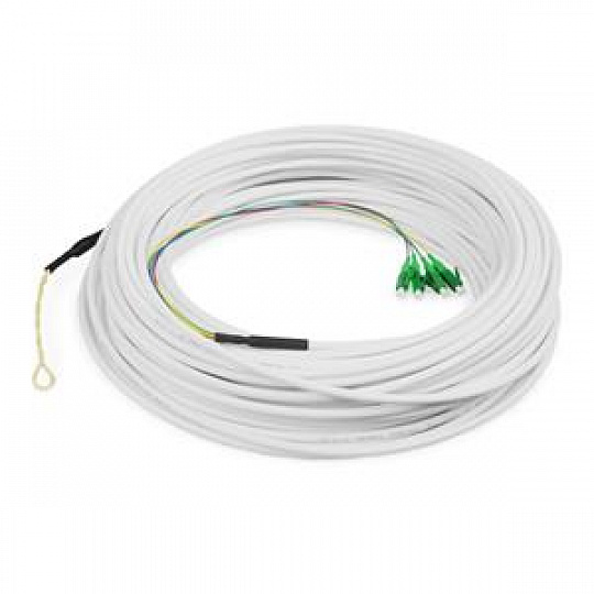 DIGITUS FTTH Drop kabel, Singlemode, 4 vlákna, 4 LC/APC, 50 m