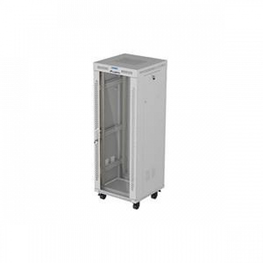 LANBERG INSTALAČNÍ RACK 19" 32U 600X600 ŠEDÉ SKLENĚNÉ DVEŘE LCD (FLAT PACK) V2