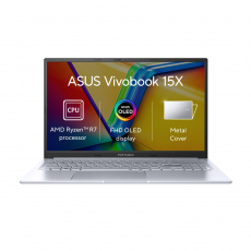 ASUS Vivobook 15X OLED/M3504YA/R7-7730U/15,6"/FHD/16GB/1TB SSD/RX Vega 8/W11H/Silver/2R ASUS Vivobook 15X OLED/M3504YA/R7-7730U/15,6"/FHD/16GB/1TB SSD/RX Vega 8/W11H/Silver/2R