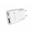 Univerzální USB nabíječka Natec RIBERA GaN SLIM, 20 W, 1X USB-A + 1X USB-C, Bílá