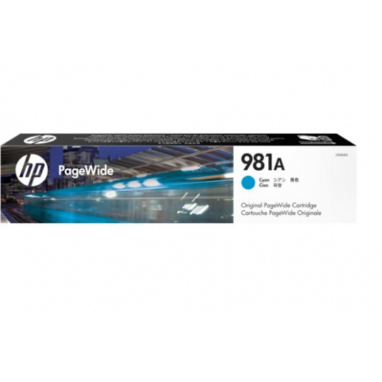 HP 981A - azurová inkoustová kazeta, J3M68A