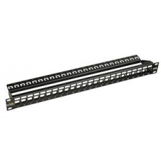 19" Neosazený 10G panel Solarix 24portů pro CAT6A 19" Neosazený 10G panel Solarix 24portů pro CAT6A