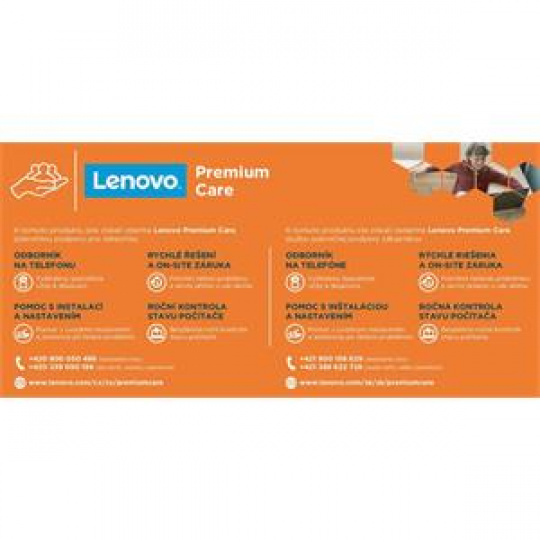 Lenovo rozšíření záruky Lenovo CONS 3r PREMIUM CARE pro "Mainstream NTBs"   (ze 3 months Premium Care)