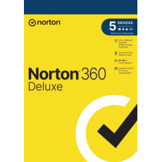 NORTON 360 DELUXE 50GB +VPN 1 uživatel pro 5 zařízení na 3  roky