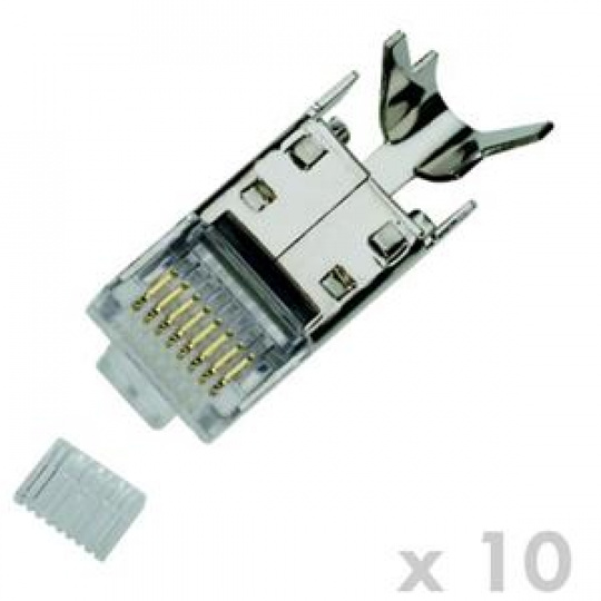 DATACOM Plug STP CAT7(6A) 8p8c- RJ45 drát (10ks)